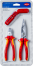 KNIPEX electrical installation set, 3-piece, 00 31 30 BK V01