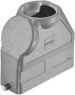 Grommet housing, size 24B, die-cast aluminum, M50, longitudinal bow locking, IP65/IP66/IP67, 19300240449