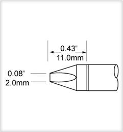 SCV-CH20 METCAL Soldering tips, desoldering tips and hot air nozzles Image 3