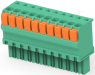 PCB terminal, 10 pole, pitch 3.5 mm, AWG 30-14, 9 A, push-in spring connection, green, 1-1986692-0