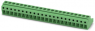 Socket header, 22 pole, pitch 5 mm, straight, green, 1765975