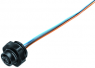 Sensor actuator cable, M12-flange socket, straight to open end, 4 pole, 0.2 m, 4 A, 76 4832 3011 00004-0200