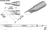 Soldering tip, Blade shape, (T x W) 6 x 13.8 mm, C245940