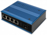 Ethernet switch, unmanaged, 4 ports, 100 Mbit/s, 12-48 VDC, DN-651130