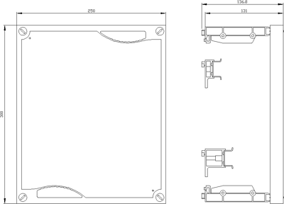 8GK4401-2KK12 Siemens Accessories for Enclosures Image 2