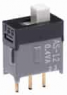 Slide switch, On-On, 1 pole, straight, 0.4 VA/28 V AC/DC, AS12AP