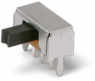 Slide switch, On-On, 1 pole, angled, 100 mA/12 VDC, OS102011MA1QN1