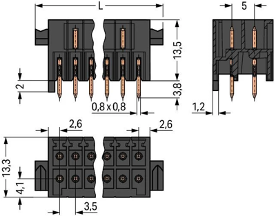 713-1477/037-000 WAGO PCB Connection Systems Image 2