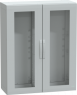 Control cabinet, (H x W x D) 1250 x 1000 x 420 mm, IP65, polyester, light gray, NSYPLA12104TG