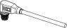 Sensor actuator cable, M12-cable plug, straight to open end, 4 pole, 1 m, PVC, black, 09478000002