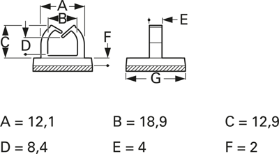 9677AA00AS fastpoint Cable Holders Image 2