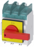 Emergency stop load-break switch, Rotary actuator, 3 pole, 160 A, 690 V, (W x H x D) 112 x 169 x 94 mm, DIN rail, 3LD2330-0TK13