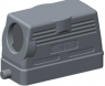 Housing, size HB16, die-cast aluminum, PG21, angled, IP65, T1310160121-000