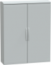 Control cabinet, (H x W x D) 1250 x 1000 x 320 mm, IP44, polyester, light gray, NSYPLAT12103G