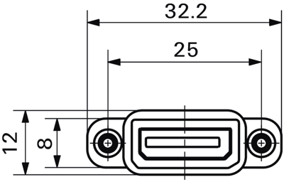 2003390000 Weidmüller HDMI Connector Image 2