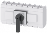 Changeover switch, Rotary actuator, 4 pole, 160 A, 690 V, (W x H x D) 299 x 168 x 106 mm, front mounting, 3LD2305-7UL01