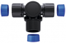 T-distributor, 17 mm, Polyamide/TPE, IP66/IP67/IP68/IP69K, black, (L) 99 mm