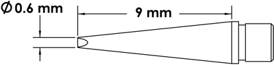 MFT-6CH9006 METCAL Soldering tips, desoldering tips and hot air nozzles Image 3