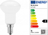 LED lamp, E14, 5 W, 400 lm, 240 V (AC), 2700 K, 120 °, warm white, E