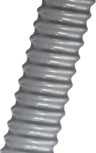 Spiral protective hose, inside Ø 7 mm, outside Ø 10 mm, BR 8 mm, PVC, gray