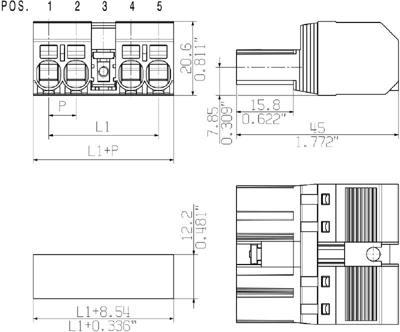 1061040000 Weidmüller PCB Connection Systems Image 3