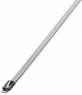 Cable tie, stainless steel, (L x W) 1067 x 4.6 mm, bundle-Ø 305 mm, silver, UV resistant, -80 to 538 °C