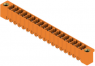Pin header, 18 pole, pitch 3.81 mm, straight, orange, 1943340000