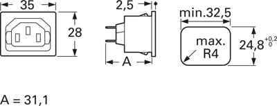 4724.0100 SCHURTER Device Connectors Image 2