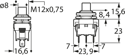 1843.1201 Marquardt Pushbutton Switches Image 2