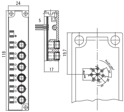 1057720000 Weidmüller Sensor-Actuator Distribution Boxes Image 2