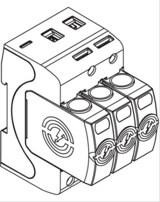 5093511 OBO Bettermann Overvoltage Protection Image 3