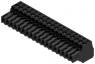 Socket header, 18 pole, pitch 3.5 mm, straight, black, 1620380000