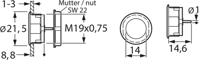 1241.2800 SCHURTER Pushbutton Switches Image 2