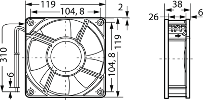 4418 M ebm-papst Axial Fans Image 2