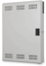 Wall enclosure, 3 HE horizonta, 3 HE vertical, (H x W x D) 900 x 600 x 200 mm, sheet steel, light gray, DN-19 WM-3H3V-SL