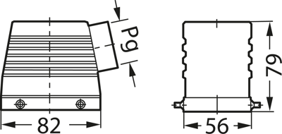 09200320520 Harting Housings for HDC Connectors Image 2