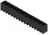 Pin header, 16 pole, pitch 3.81 mm, straight, black, 1793600000