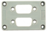 Adapter plate for Heavy duty connectors, 1665950000