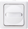 Surface mounted moist room universal switch Off/changeover, white, 250 V (AC), 10 A, IP44, 560602007