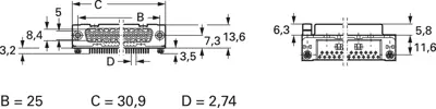 1-338168-2 AMP D-Sub Connectors Image 2