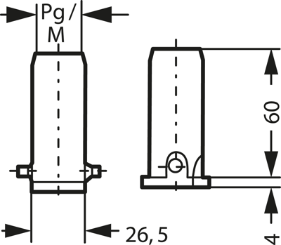 19200030420 Harting Housings for HDC Connectors Image 2