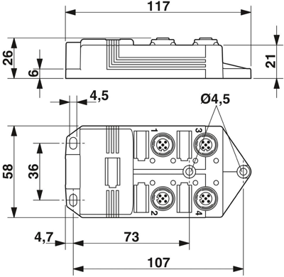 1516988 Phoenix Contact Sensor-Actuator Distribution Boxes Image 2