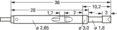 3010/2-F1-2.3N-HTK-3.0 PTR Contact Probes