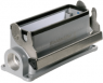 Bulkhead housing, size B24, die-cast aluminum, 2 x M25, angled, longitudinal bow locking, IP65, 1787880000