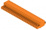 Pin header, 23 pole, pitch 5.08 mm, straight, orange, 1013920000