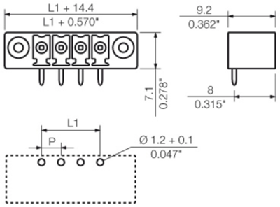 1037040000 Weidmüller PCB Connection Systems Image 3