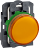 Signal light, illuminable, waistband round, orange, mounting Ø 22 mm, XB5AV65