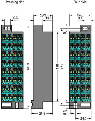 726-812 WAGO Interface Connectors, Bus Connectors Image 2