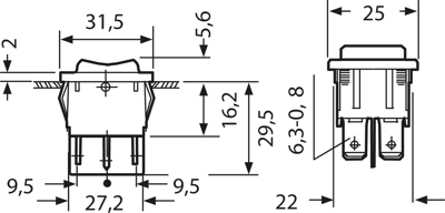 1839.3402 Marquardt Rocker Switches Image 2