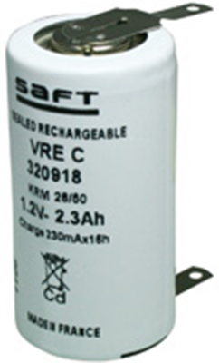 SA 70823 201 060 Saft Round Cell Batteries, 9V Block Batteries Image 1